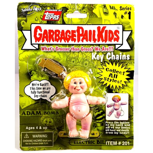 Sababa Toys Topps Garbage Pail Kids ART-A-PART BUSTED BOB Keychain, See Pics! - Picture 1 of 7